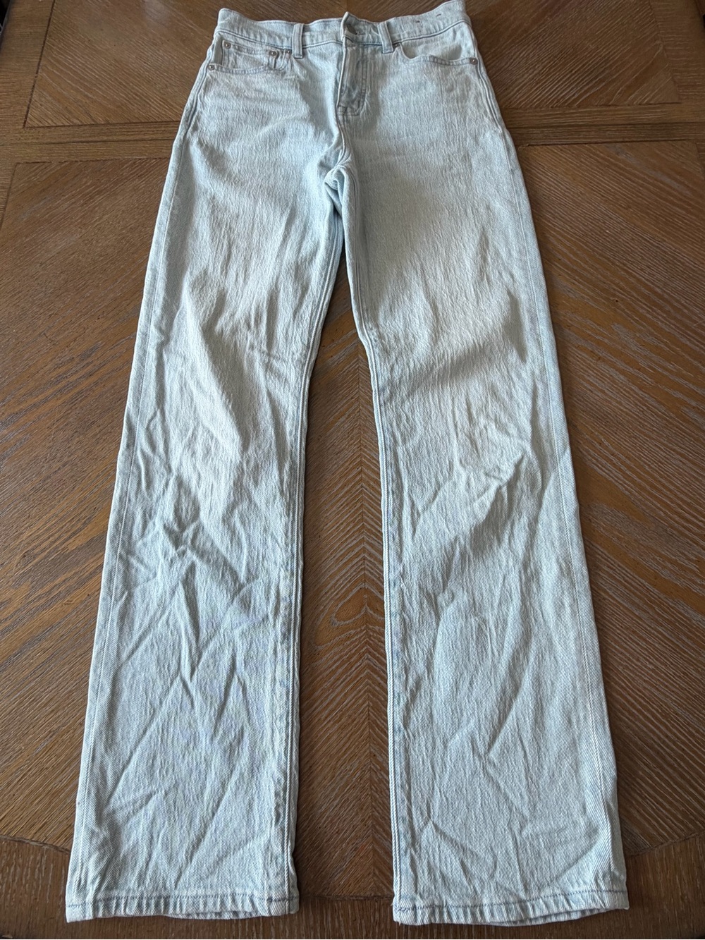 Madewell ’90s Straight Jeans Size 26 Light Wash High Rise Denim